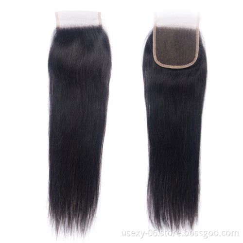 Usexy Hair Vendors Cuticle Aligned Virgin Hair Malaysian Hair 3 Bundles with Lace Closure
